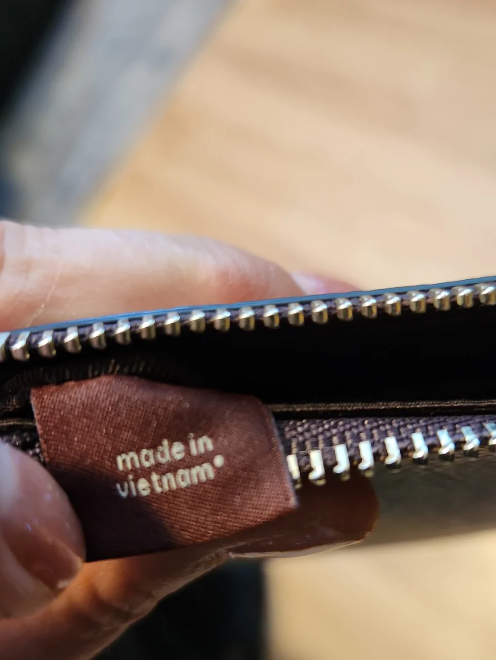 Coach Leather Wristlet Plum Purple NWOT